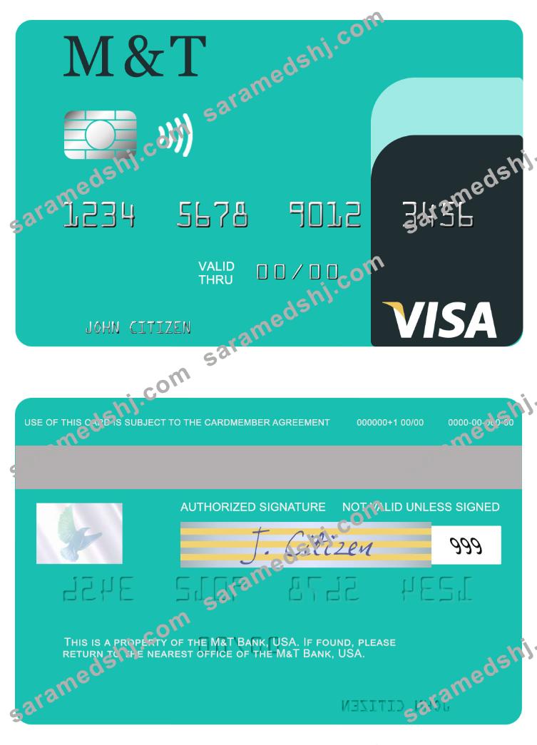 USA M&T Bank visa card
